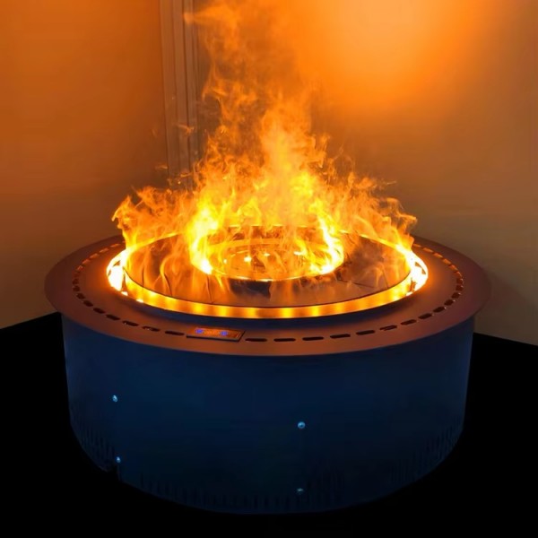 3DR RoundFireplace