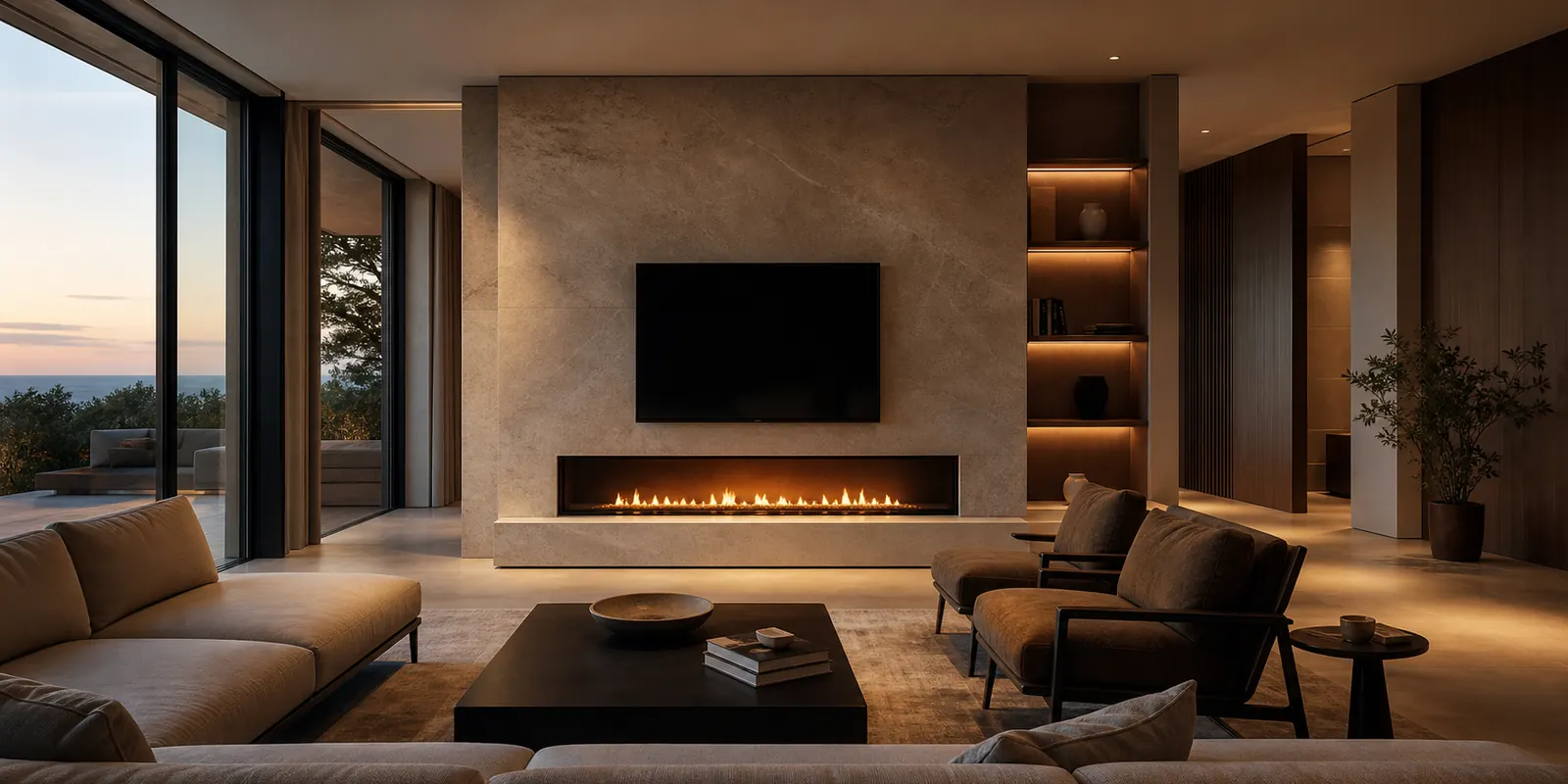 Luxury fireplace projects